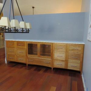 Custom Cherry Wall Unit