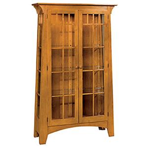 Contemporary Mission Curio Cabinet