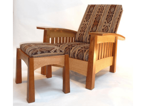 California West bow arm chair